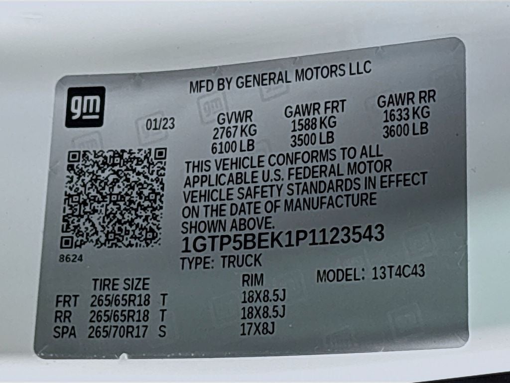 2023 GMC Canyon 2WD Elevation