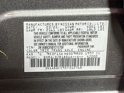2025 Nissan Sentra SV