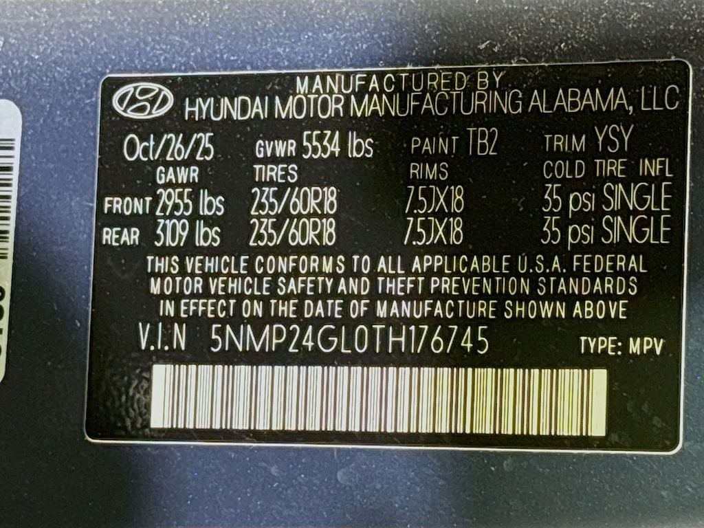 2026 Hyundai Santa Fe SEL