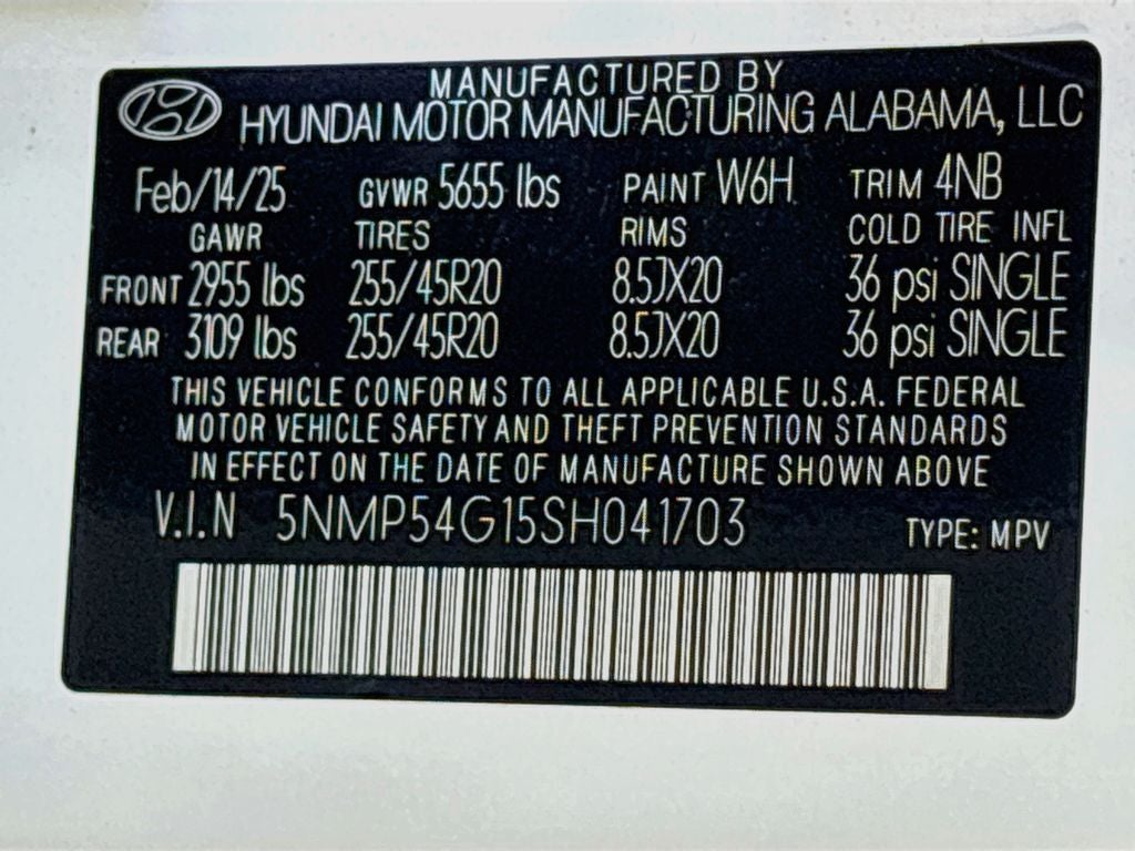 2025 Hyundai Santa Fe Hybrid Calligraphy