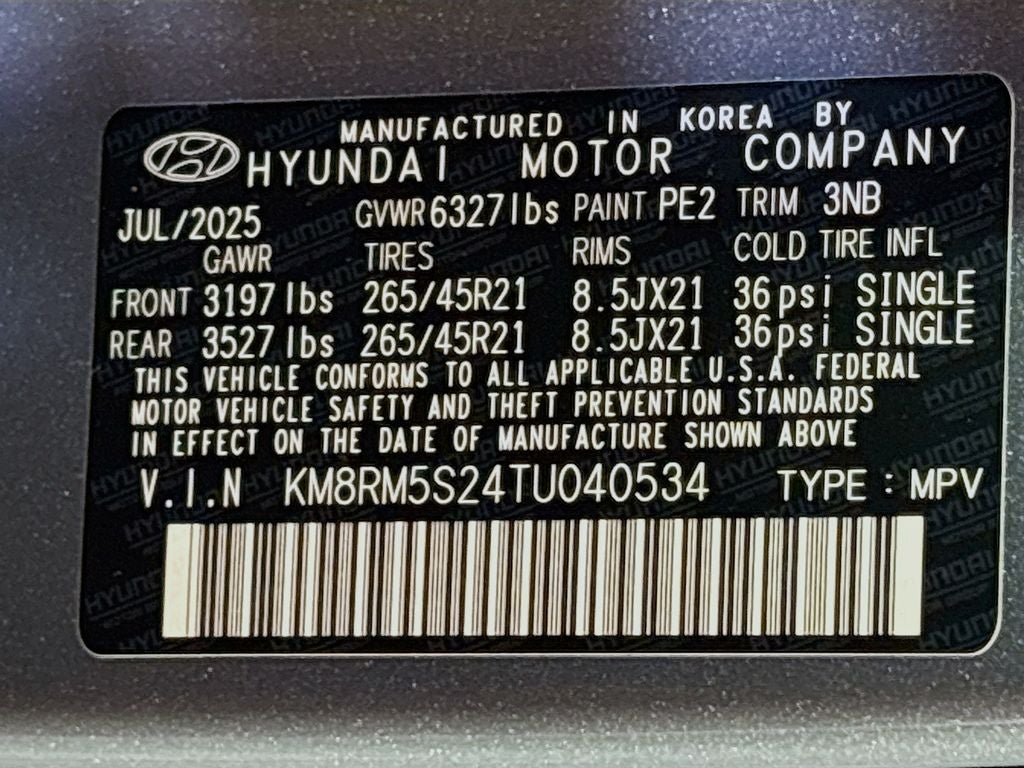 2026 Hyundai Palisade Calligraphy