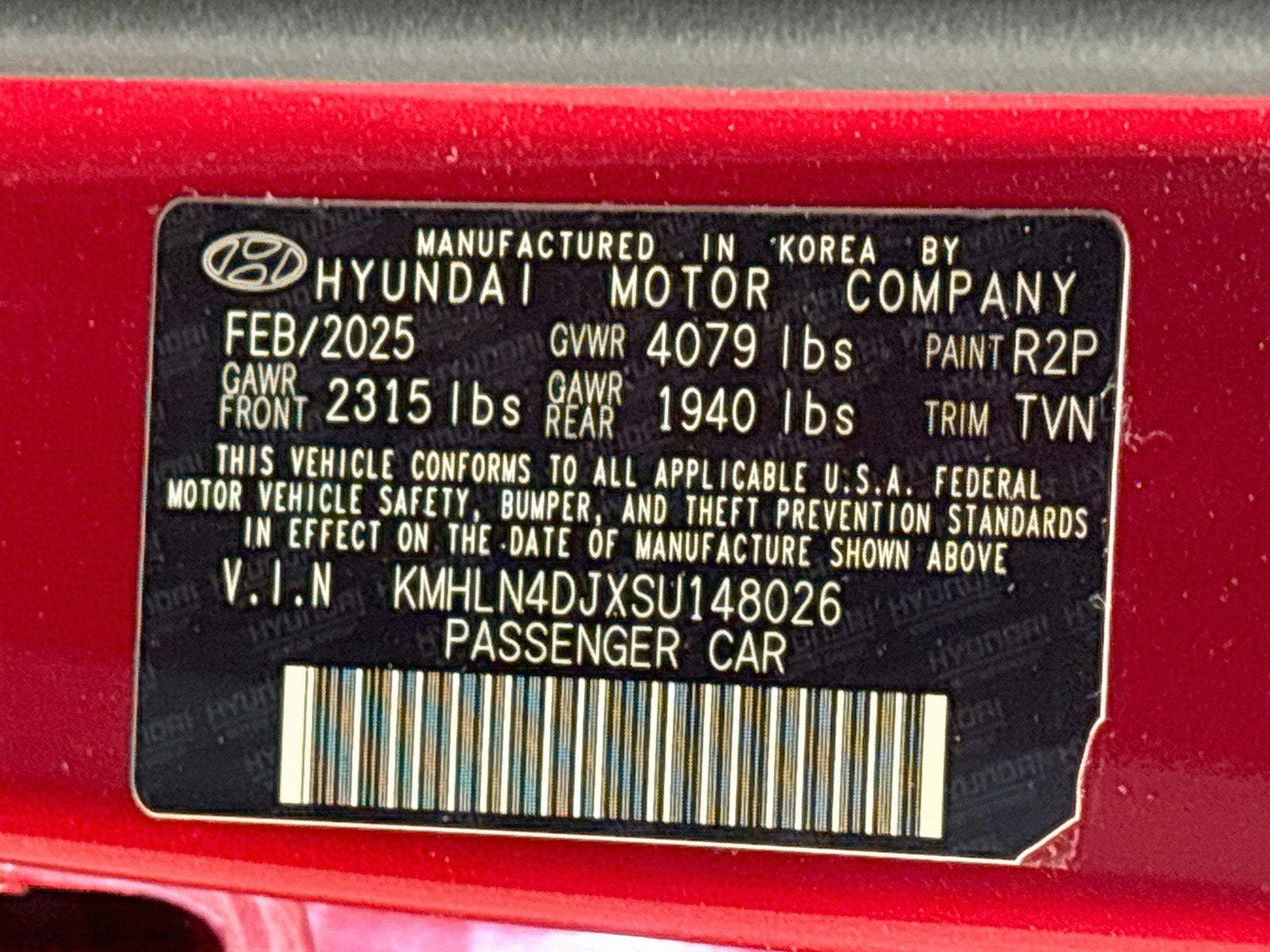 2025 Hyundai Elantra Hybrid Limited