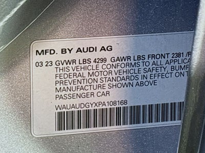 2023 Audi A3 Premium