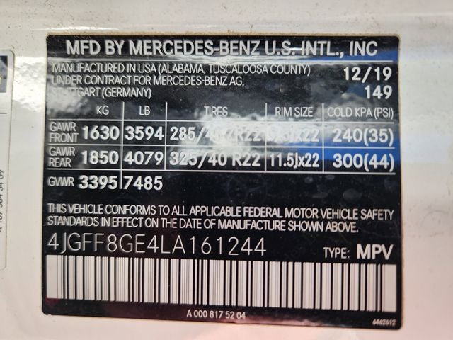 2020 Mercedes-Benz GLS GLS 580 4MATIC®