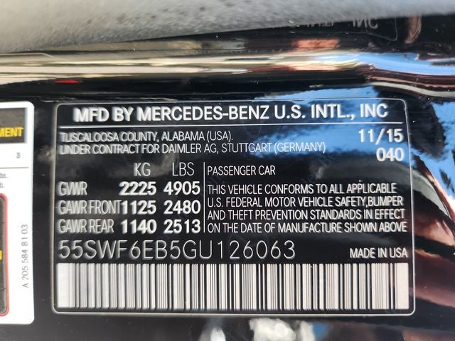 2016 Mercedes-Benz C-Class C 450 AMG® 4MATIC®