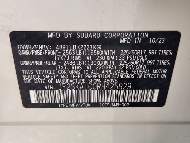 2024 Subaru Forester Wilderness