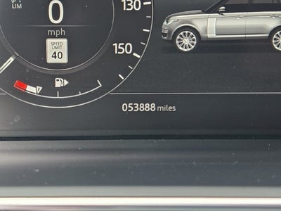 2019 Land Rover Range Rover 3.0L V6 Supercharged HSE
