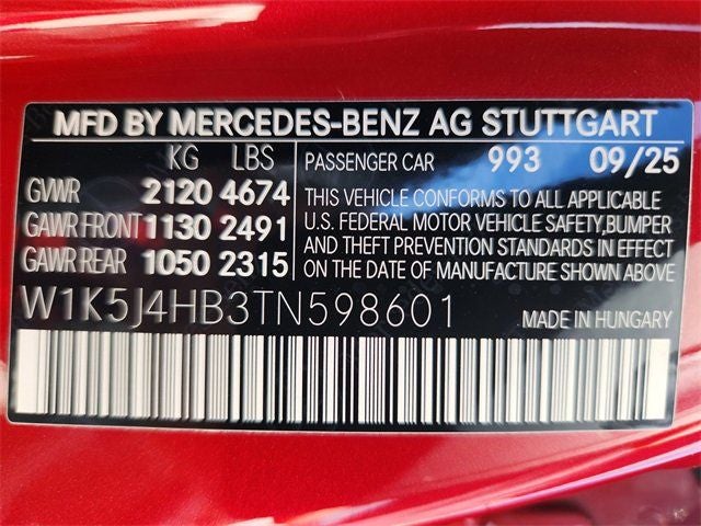 2026 Mercedes-Benz CLA CLA 250 4MATIC®