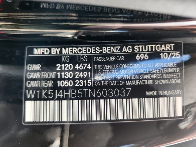 2026 Mercedes-Benz CLA CLA 250 4MATIC®