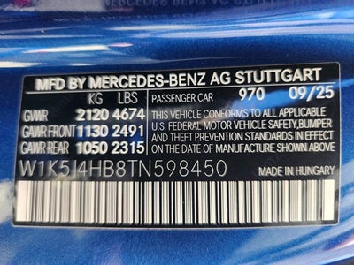 2026 Mercedes-Benz CLA CLA 250 4MATIC®