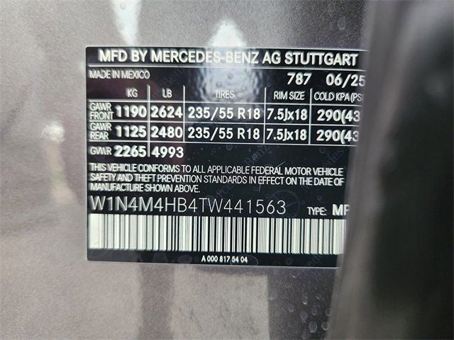 2026 Mercedes-Benz GLB GLB 250 4MATIC®