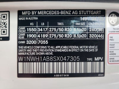 2025 Mercedes-Benz G-Class G 550 4MATIC®