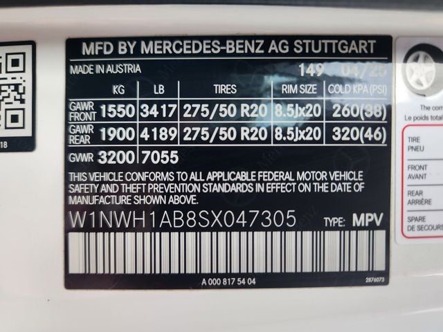 2025 Mercedes-Benz G-Class G 550 4MATIC®