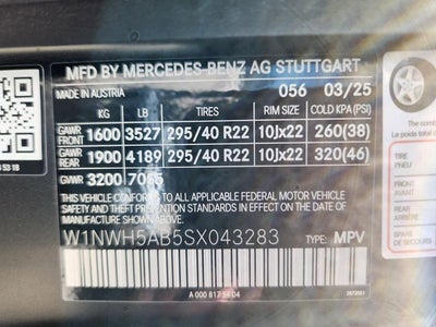 2025 Mercedes-Benz G-Class G 63 AMG® 4MATIC®