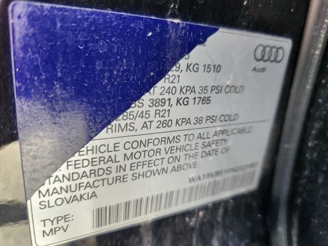 2022 Audi Q8 55 Premium Plus quattro