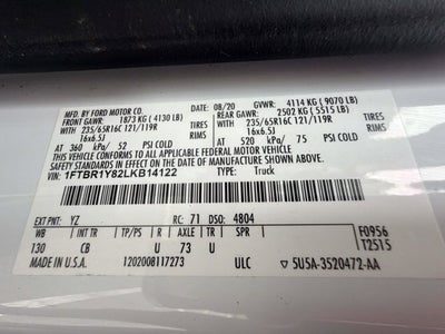 2020 Ford Transit Cargo Van Base