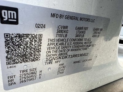 2024 Chevrolet Suburban High Country