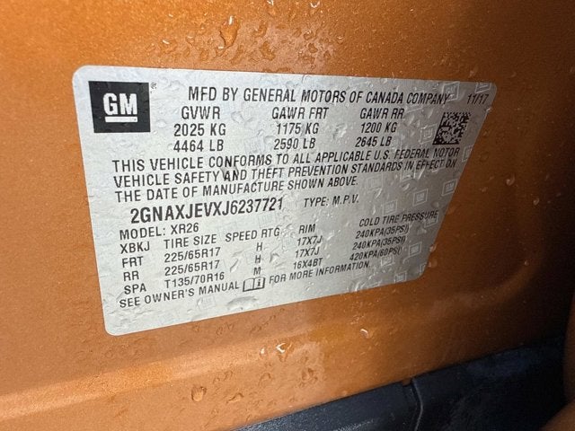 2018 Chevrolet Equinox LT