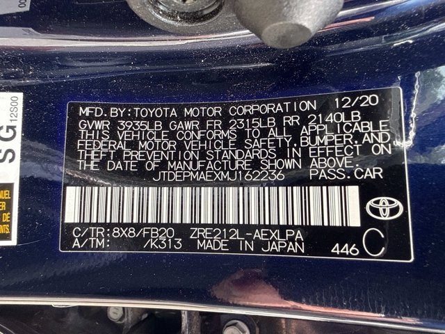 2021 Toyota Corolla LE