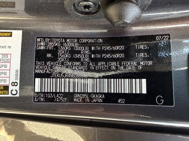 2022 Toyota 4Runner Limited