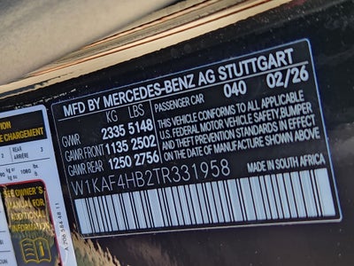 2026 Mercedes-Benz C-Class C 300 4MATIC®