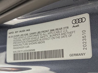 2025 Audi A5 Premium Plus 2.0 TFSI quattro