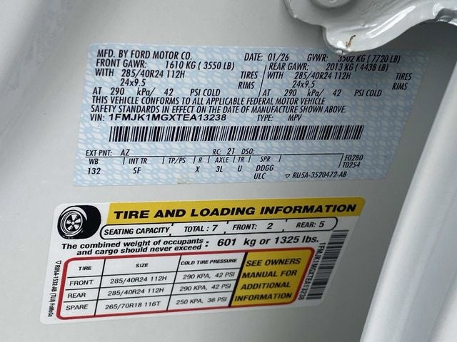 2026 Ford Expedition Max Platinum Ultimate