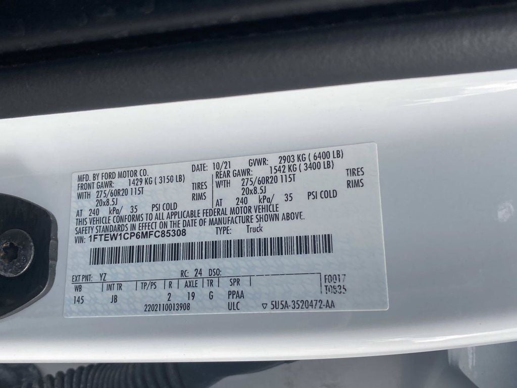 2021 Ford F-150 XL