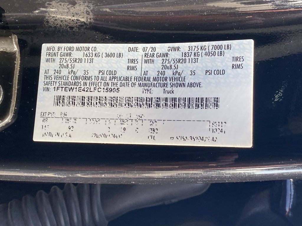 2020 Ford F-150 Platinum