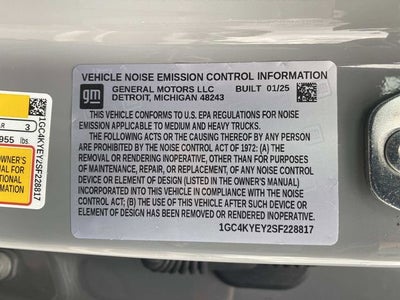2025 Chevrolet Silverado 2500HD ZR2