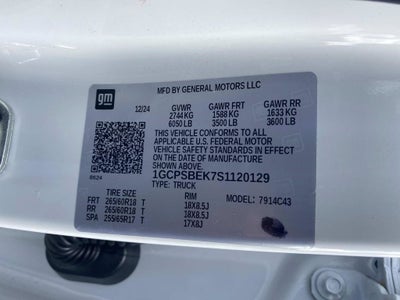2025 Chevrolet Colorado Work Truck