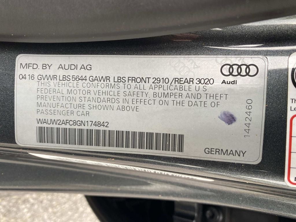 2016 Audi S7 4.0T quattro