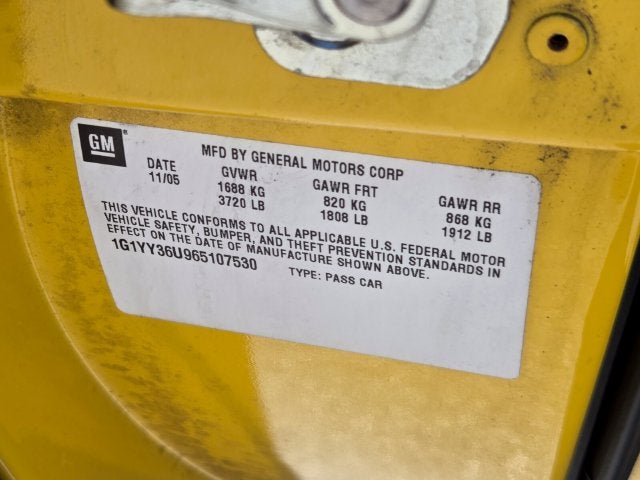 2006 Chevrolet Corvette Base