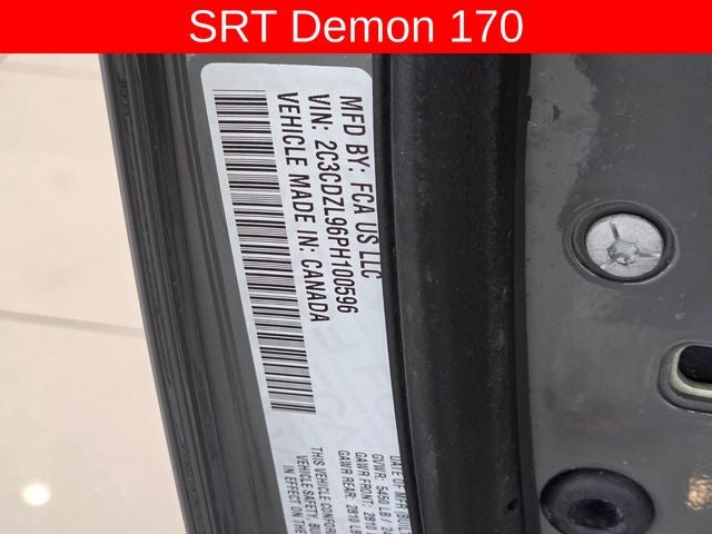 2023 Dodge Challenger SRT Demon 170
